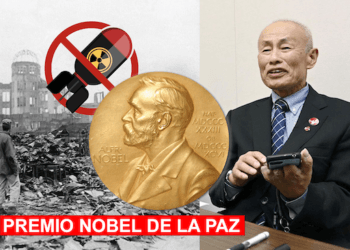 Los supervivientes japoneses de la bomba atómica reciben el Nobel de la Paz