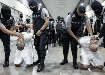 El Salvador recibe a 238 prisioneros miembros del Tren de Aragua y 23 de la MS-13 enviados por EEUU