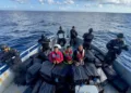 Marina salvadoreña intercepta embarcación con 1.5 toneladas de cocaína