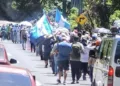 Caravanas de maestros sindicalistas afectarán el tránsito en Ciudad de Guatemala este lunes