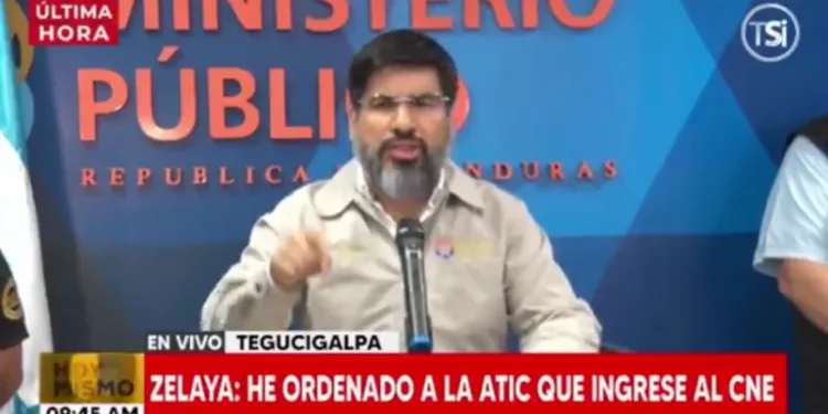 Fiscal general de Honduras anuncia investigación en el Consejo Electoral por presunta conspiración