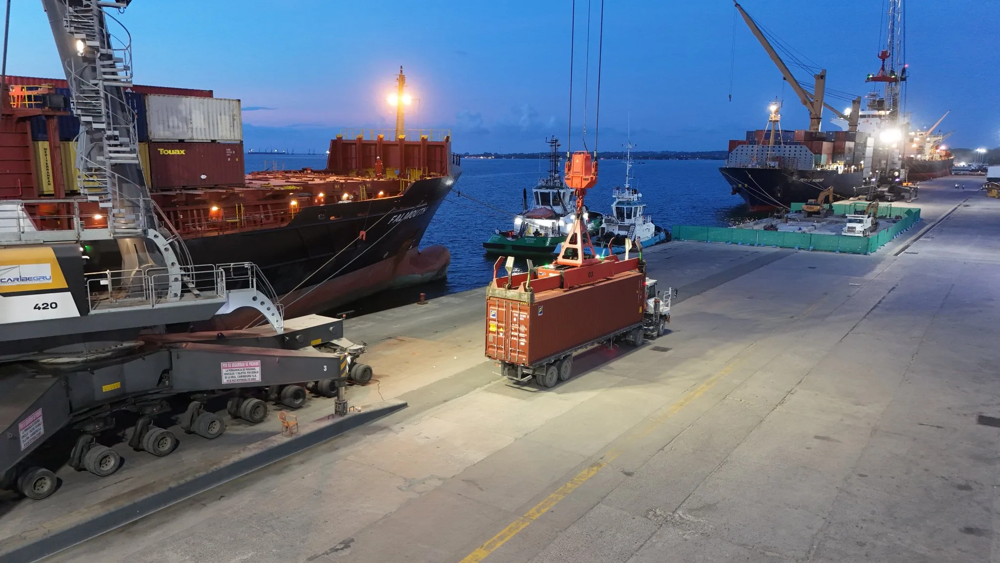 Guatemala: Puerto Santo Tomás de Castilla reanuda operaciones tras paro laboral que causó pérdidas por $30 millones