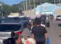 Colapsa la aduana hondureña en frontera El Amatillo con El Salvador y cientos resultan afectados