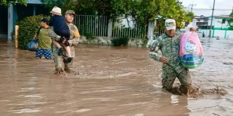 Inundaciones en México dejan 48 muertos y varios desaparecidos: Gobierno despliega operativo nacional de emergencia