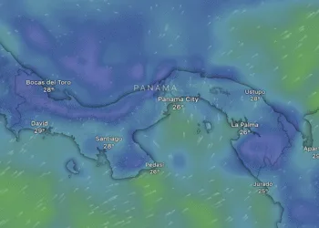 Panamá  emite aviso de vigilancia por lluvias intensas en seis zonas del país hasta el 4 de octubre