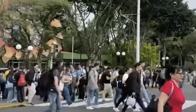 Evacúan sede de la universidad de Costa Rica por amenaza de ataque armado