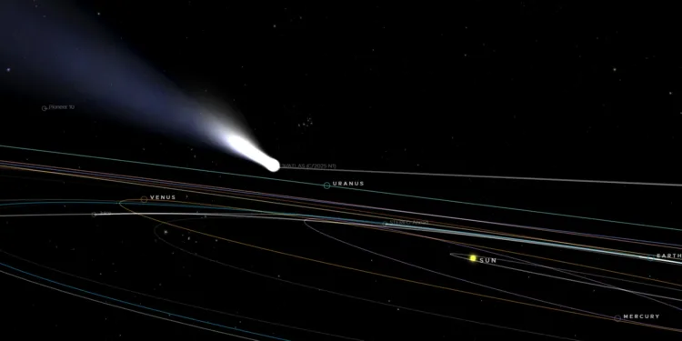 Cometa 3I/ATLAS: el misterioso visitante interestelar que se acercará a la Tierra en diciembre