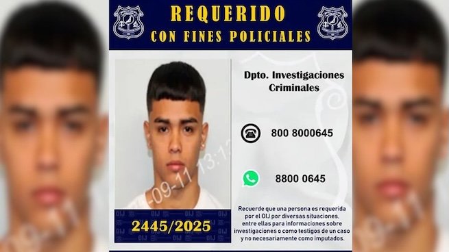 Capturan en Costa Rica al presunto sicario del exmilitar nicaragüense Roberto Samcam