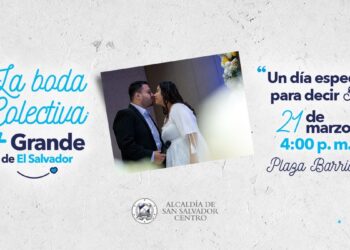 Capital salvadoreña lista para boda colectiva con 500 parejas en el Centro Histórico