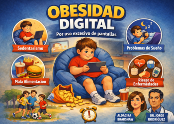 Ministerio panameño de Salud alerta sobre “obesidad digital” por uso excesivo de pantallas