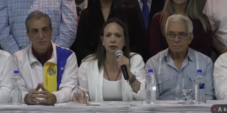 La premio Nobel de la Paz María Corina Machado pide unidad desde Panamá y plantea cambios electorales en Venezuela