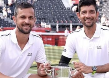 Tenista salvadoreño Marcelo Arévalo gana el torneo de Queen’s junto a Mate Pavić y llega fuerte a Wimbledon