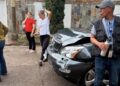 Mujer protagoniza choque múltiple en Honduras y deja una fila de vehículos dañados en exclusiva zona de Tegucigalpa
