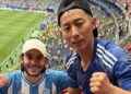El japonés más hondureño de todos, Shin Fujiyama, presencia en el estadio eliminación de su selección en el Mundial y mantiene tradición de limpieza tras el partido