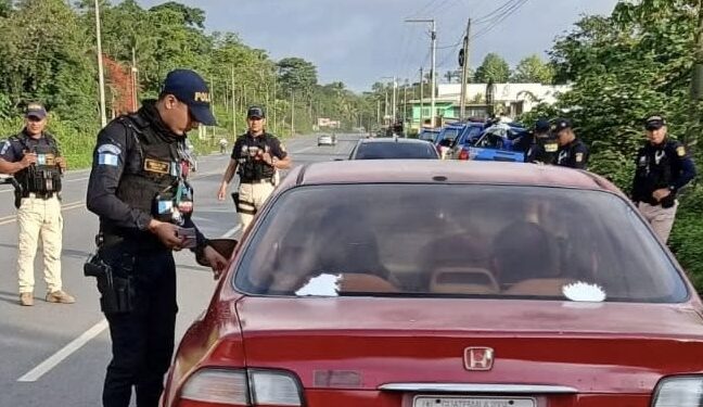 La Policía de Guatemala se pone en modo Mundial y refuerza controles contra conductores ebrios