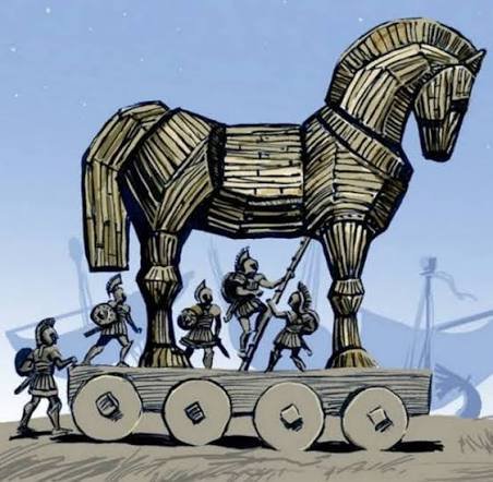 China y el caballo de Troya