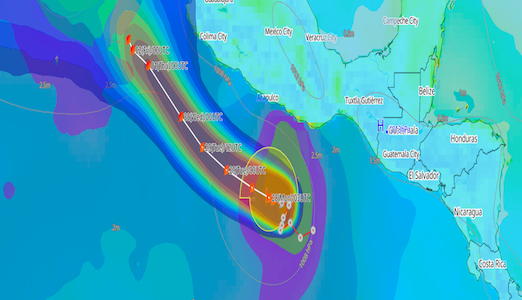 Tormenta tropical Rachel tendrá influencia indirecta sobre Centroamérica