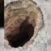 Un bache en una calle del norte costarricense revela red de túneles usados para minería ilegal