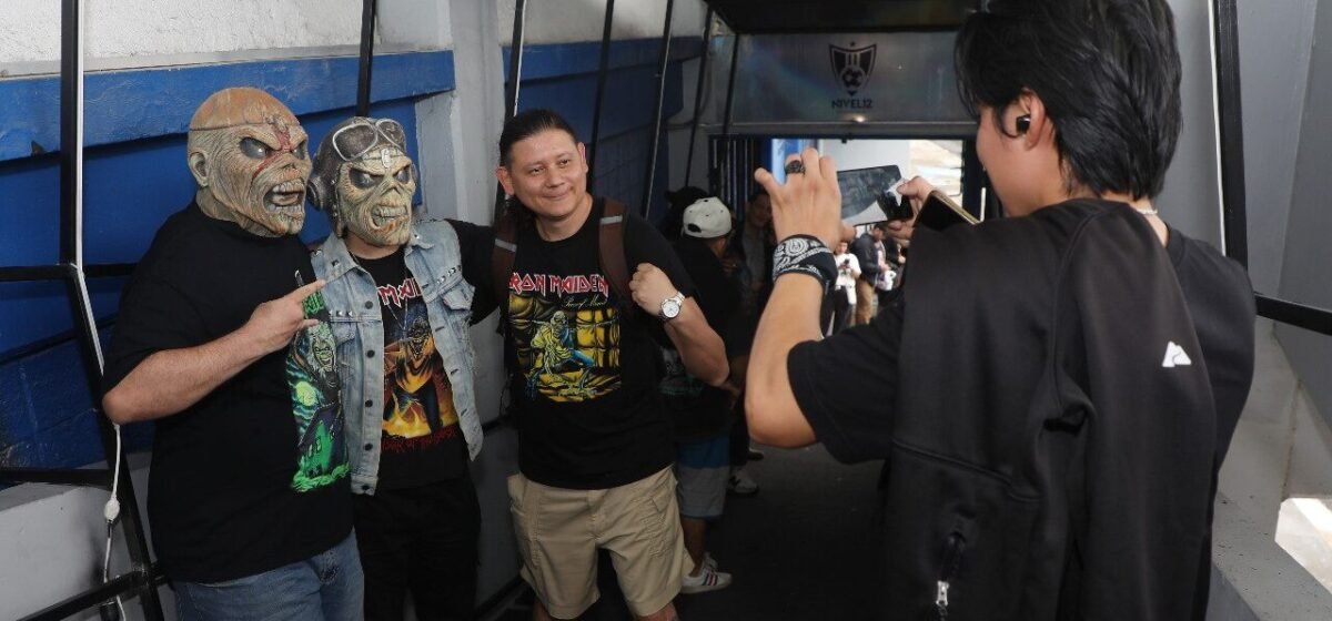 Iron Maiden desata la algarabía en El Salvador antes de su concierto