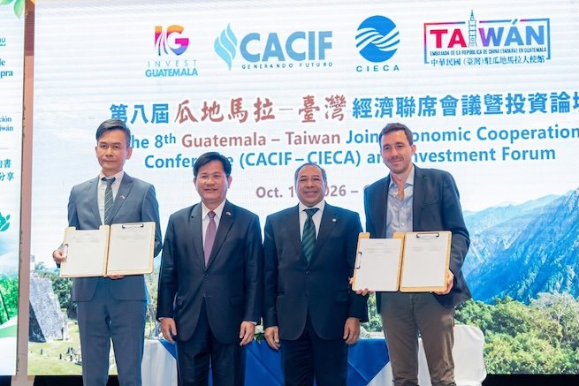 Guatemala y Taiwán buscan fortalecer comercio e inversiones estratégicas