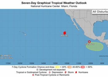 Depresión tropical mantiene influencia sobre El Salvador y aumenta la inestabilidad en Centroamérica