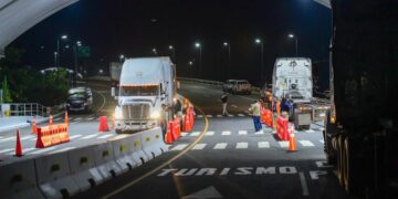 Puente binacional entre El Salvador y Guatemala ya opera con capacidad para agilizar el comercio