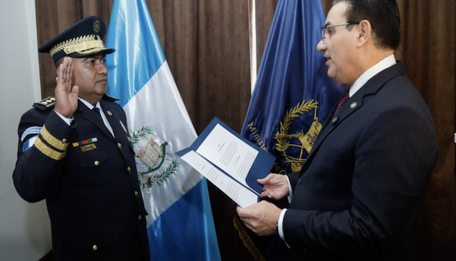 Guatemala nombra nuevo director de Policía en medio de crisis de seguridad